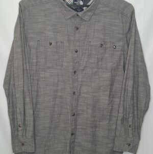 The North Face Chambray Button Front Shirt Size XXL